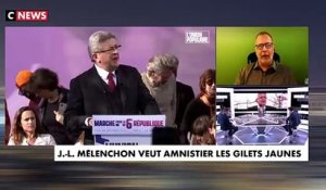 Pour le syndicaliste Denis Jacob sur CNews, le candidat LFI à la présidentielle Jean-Luc Mélenchon « face à l’ordre, il veut l’anarchie » - VIDEO