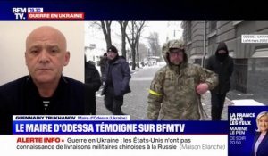 Guerre en Ukraine: "Aujourd'hui, les marchandises n'arrivent pas" à Odessa, assure le maire de la ville