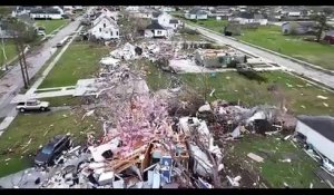 Les images des dégâts après le passage d'une tornade à la Nouvelle-Orléans (2022)