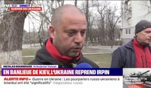 Guerre en Ukraine: près d'Irpin, l'évacuation des civils se poursuit