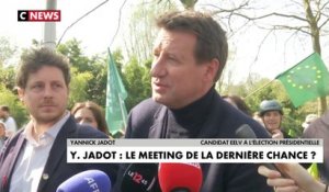 Yannick Jadot : «Notre pays est incroyable, notre pays peut faire des choses incroyables. Et nous les écologistes, on veut porter cette soif d’avenir»