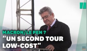 Macron-Le Pen: pour Mélenchon, ce serait un second tour "low-cost"