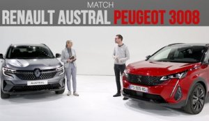 Match Renault Austral - Peugeot 3008 (2022)