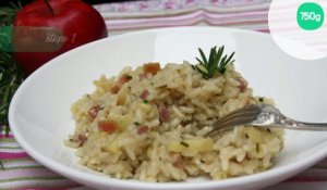 Risotto aux Pommes et au Romarin