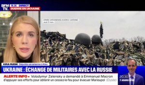 Kira Rudik, députée ukrainienne: "Les Russes échangent les militaires contre les femmes et les enfants évacués de force"