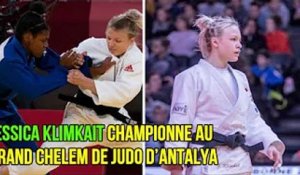 Jessica Klimkait championne au Grand chelem de judo d’Antalya
