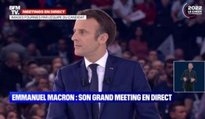 Emmanuel Macron: "Malgré les crises, nous avons tenu nos promesses"