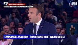 Emmanuel Macron: "Bon courage à ceux qui, face au retour des empires et aux défis des temps, défendent le grand rabougrissement"