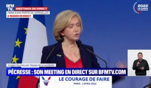 Valérie Pécresse: "Nous allons faire mentir tous ceux qui disent que l'élection est déjà jouée"