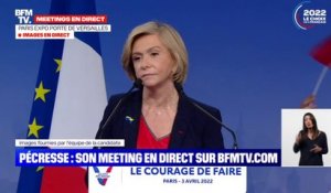 Valérie Pécresse: "Avec moi, les bénéficiaires du RSA donneront chaque semaine 15 heures d'activité à la société"