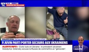 Philippe Juvin en Ukraine pour porter secours aux blessés