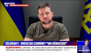 "C'est un génocide": Volodymyr Zelensky s'est exprimé sur les exactions de l'armée russe en Ukraine