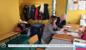 Le Journal - 01/04/2022 - UKRAINIENS EN TOURAINE / Ils apprennent le français aux Restos du Cœur