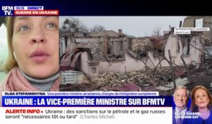 Guerre en Ukraine: "Plus les sanctions [européennes] seront sévères, plus les ressources russes seront moindres", affirme la vice-première ministre ukrainienne