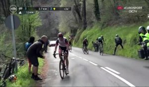 Une chute à 4 km de l'arrivée... et la victoire : revivez la fin de course héroïque d'Izagirre