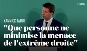 Yannick Jadot appelle à voter Macron pour faire barrage à l'extrême droite