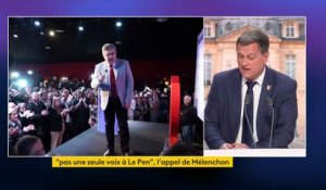 Présidentielle : pour l'emporter, Marine Le Pen doit "parler à l'électorat" de Jean-Luc Mélenchon, selon le RN Louis Aliot