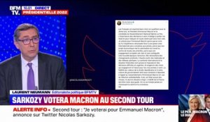 Présidentielle: Nicolas Sarkozy annonce qu'il votera pour Emmanuel Macron au second tour