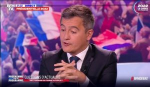 Gérald Darmanin: "La famille politique qu'incarnent Jordan Bardella et Marine Le Pen est d'extrême-droite"