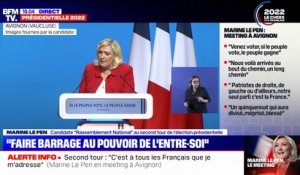Marine Le Pen: "Emmanuel Macron n'était pas l'homme d'une nouvelle ère mais le dernier avatar d'un système qui a vécu"