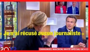 Emmanuel Macron réagit à la mise à l'écart d'Anne-Sophie Lapix du débat