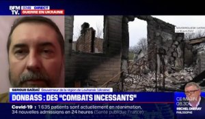 "Les Russes détruisent toutes les constructions": le gouverneur de la région de Louhansk témoigne sur BFMTV