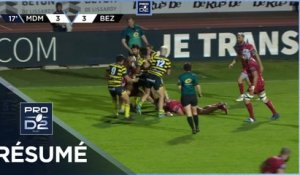 PRO D2 - Résumé Stade Montois-AS Béziers Hérault: 34-13 - J27 - Saison 2021/2022