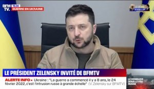 Volodymyr Zelensky à propos des personnes qui se trouvent à l'usine Azovstal à Marioupol: "On ne sait pas combien d'heures ou de jours ils pourront tenir"