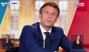 Emmanuel Macron veut "soit de la rétention dans un environnement militaire, soit des travaux généraux sous contrôle" pour les mineurs délinquants