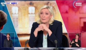 Marine Le Pen: "Le peuple français aspire au retour du bon sens dans la gestion des affaires de l'Etat"