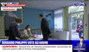 Présidentielle: Édouard Philippe a voté au Havre