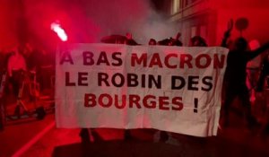 «Macron, dégage !» : des heurts éclatent en marge de manifestations à Paris, Rennes et Lyon