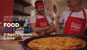 Burger de panisse, barbajuans au citron, socca… La street food D'Aqui s'installe à Nice