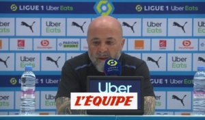 Sampaoli, après la défaite face à Lyon : «Cela change tout» - Foot - L1 - OM