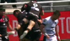 TOP 14 - Essai de Charlie NGATAI (LOU) - LOU Rugby - Montpellier Hérault Rugby - Saison 2021/2022