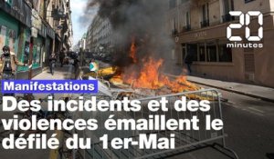 1er-Mai : Des incidents et des violences émaillent le défilé à Paris