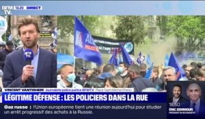 Légitime défense: des policiers manifestent à Paris