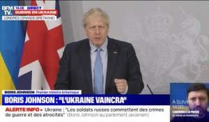 Boris Johnson: "L'Ukraine a prouvé à tous les experts militaires qu'elle était prête à se défendre"
