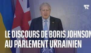 Le discours de Boris Johnson au Parlement ukrainien en intégralité