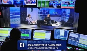 Jean-Christophe Cambadélis sur une union de la gauche: "Cette nuit, la direction du PS  a annoncé aux dirigeants départementaux que l'accord était conclu et ce matin on s'aperçoit que LFI ne veut plus discuter de la journée" - VIDEO