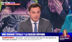 Ukraine: le porte-parole de l'ambassade de Russie affirme sur BFMTV que l'objectif est de "libérer la région du Donbass"