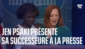 Karine Jean-Pierre, la future porte-parole de la Maison Blanche présentée à la presse