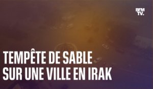 Une ville irakienne recouverte de sable lors d'une tempête