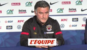 Galtier : «Un moment très particulier dans une carrière» - Foot - Coupe (Finale) - Nice