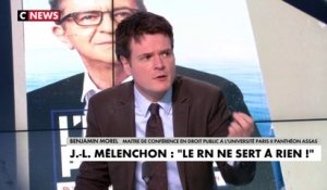 Benjamin Morel : «En disparaissant, Marine Le Pen a laissé cette place de premier opposant à Jean-Luc Mélénchon»