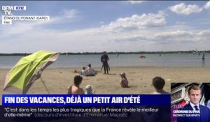 Températures estivales: la fin des vacances sous le soleil