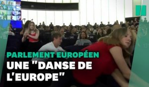 Ces jeunes ont "dansé l'Europe" avant le discours de Macron au Parlement européen