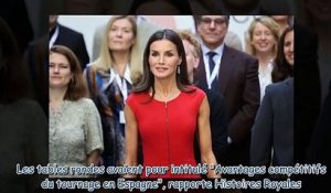 Letizia d'Espagne sublime - elle fait sensation dans sa robe rouge zippée recyclée pour sa dernière