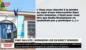 "Morandini Live" au parc Kalliste à Marseille: Le coup de gueule de Jean-Marc Morandini contre les élus qui refusent de venir vendredi en direct estimant le problème réglé ! - VIDEO