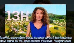 JT de 13H de TF1 - pourquoi Marie-Sophie Lacarrau n'a pas de lunettes pour son retour -